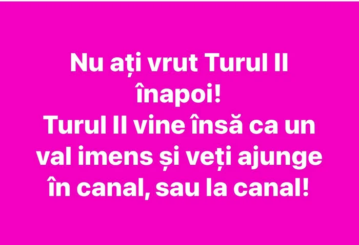Postarea făcută de actorul Mihai Mălaimare. FOTO Facebook