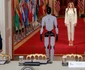 Brigitte Macron, Melania Trump și robotul umanoid la Casa Albă. FOTO: Getty Images