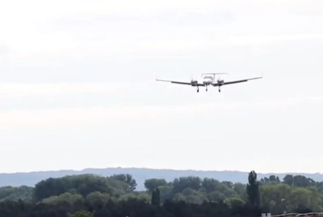 Un avion de mici dimensiuni aterizând în mod autonom Captură YouTube