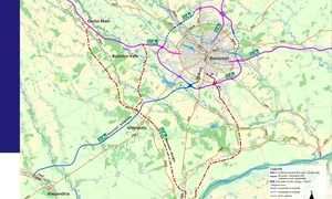 Drumul de mare viteză Bucureşti Giurgiu FOTO FB CNIR jpg