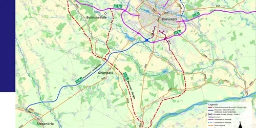 Drumul de mare viteză Bucureşti Giurgiu FOTO FB CNIR jpg