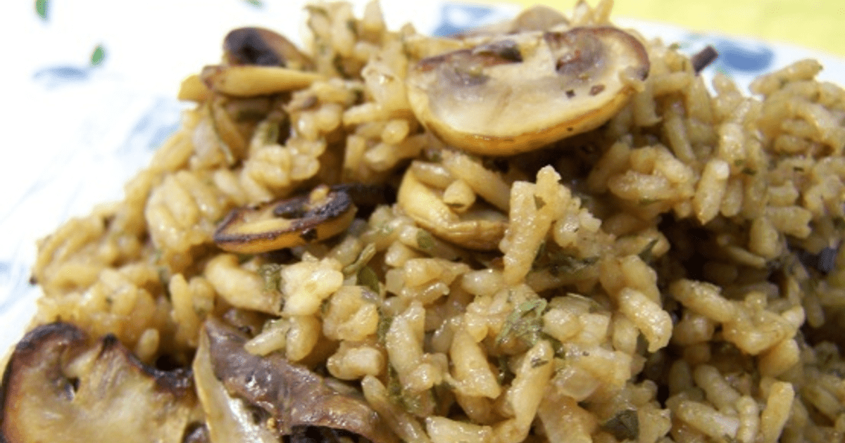Reţetă simplă de pilaf cu ciuperci