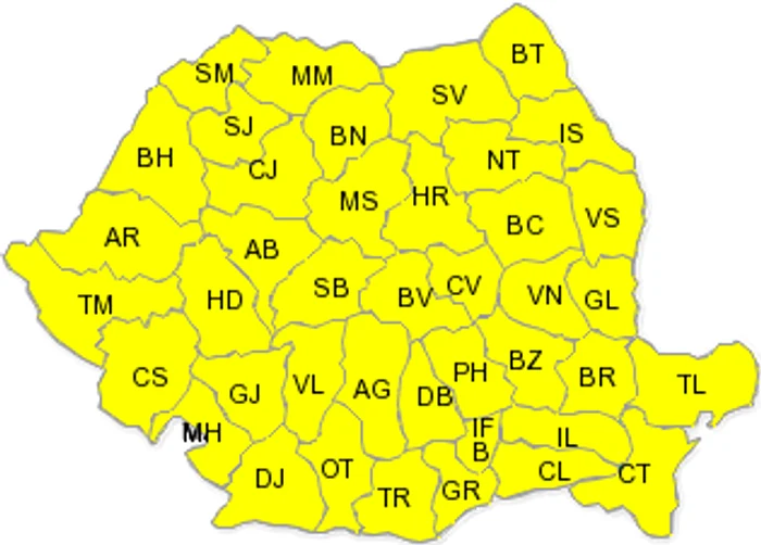 
    Avertizarea meteorologică se încheie joi  