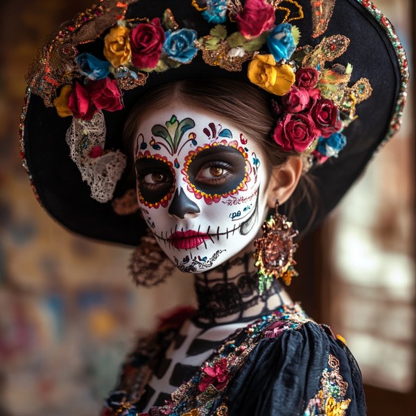 Dia de los muertos, sărbătoarea mexicană în care viii petrec alături de morți. De ce se poartă celebrele măști colorate