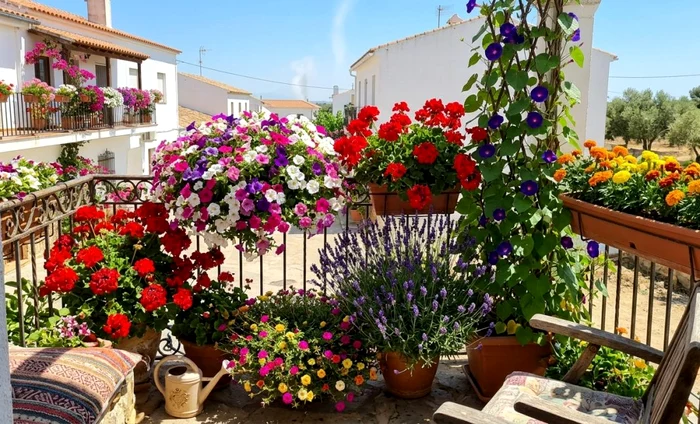 Flori care rezistă la soare.