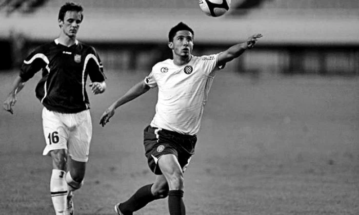 Ivo-Valentino Tomas (dreapta), fost fotbalist croat
