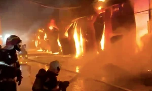 Incendiu Dragonul Rosu, foto captura video jpg