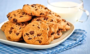 chocolate chip cookies and milk elena elisseeva jpeg