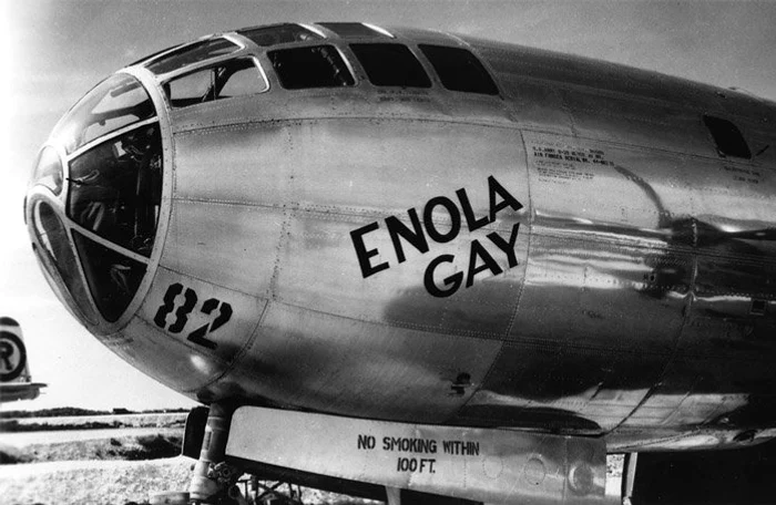 Bombardierului „Enola Gay”. FOTO: Arhivă