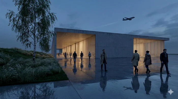 Aeroportul va ocupa o suprafață de 200 de hectare. Foto: Facebook/Radu Moldovan