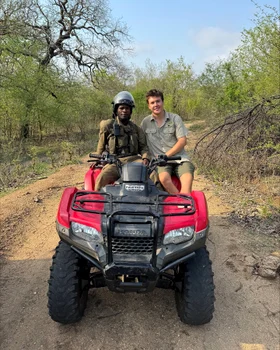 Prințul Christian al Danemarcei în Africa. FOTO: Casa Regală daneză