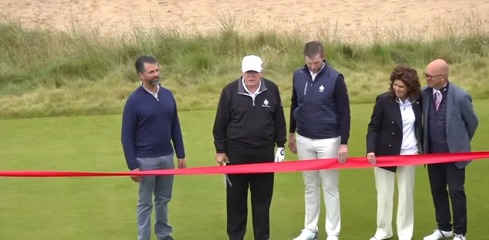 donald trump teren golf scoţia captura video png