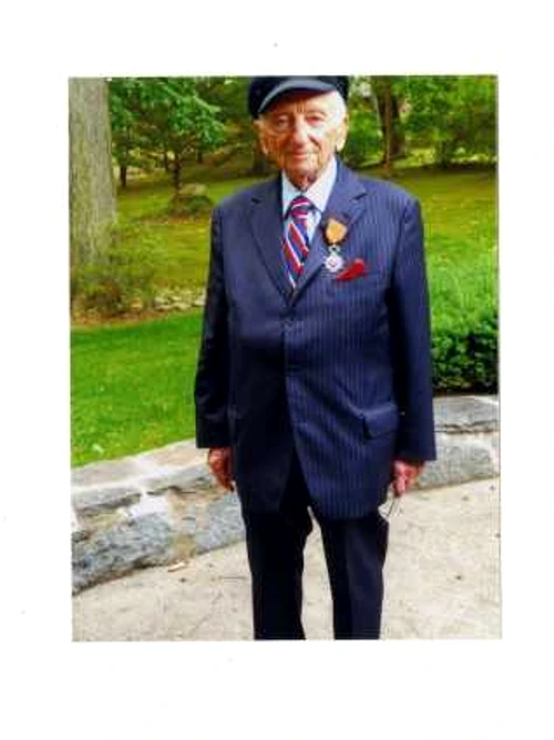 Ben Ferencz cu Legiunea de Onoare