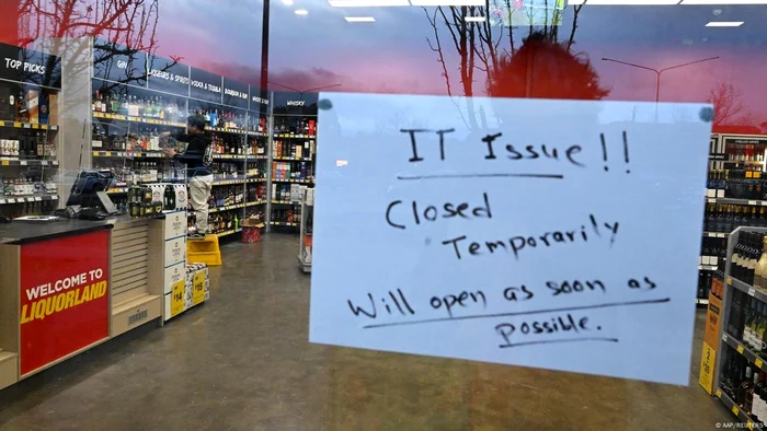 Un magazin din Camberra, Australia îş anunţă clienţii că a fost nevoit să închidă temporar