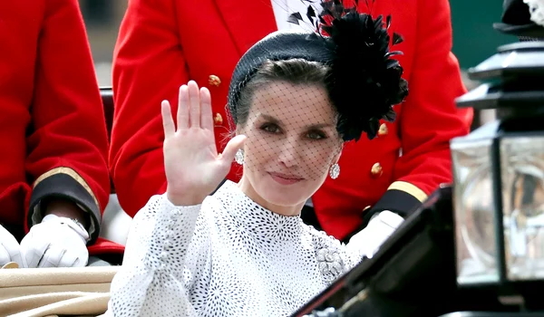Regina Letizia la Castelul Windsor când Regele Felipe a primit Ordinul Jartierei în 2019   GettyImages 1150381125 jpg