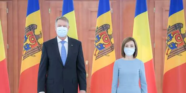 Klaus Iohannis si Maia Sandu FOTO presidency.ro
