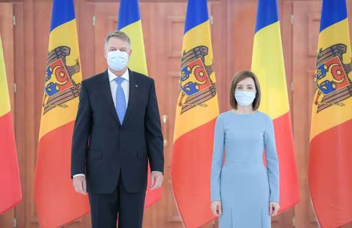 Klaus Iohannis şi Maia Sandu, şeful statului român şi preşedinta Republicii Moldova. FOTO presidency.ro