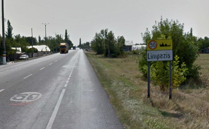 Accidentul a avut loc la Limpeziş                                                                            FOTO Google Map