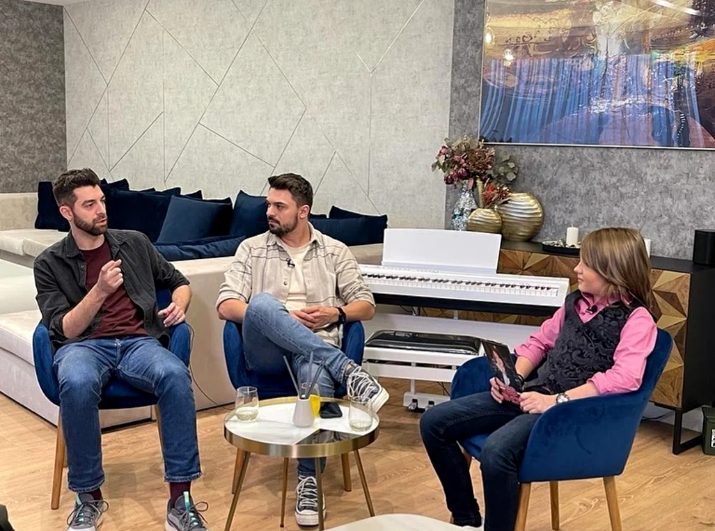 Shurubel şi Bogdan Ciudoiu au fost invitaţi la „DD SHow” / foto: arhiva personală