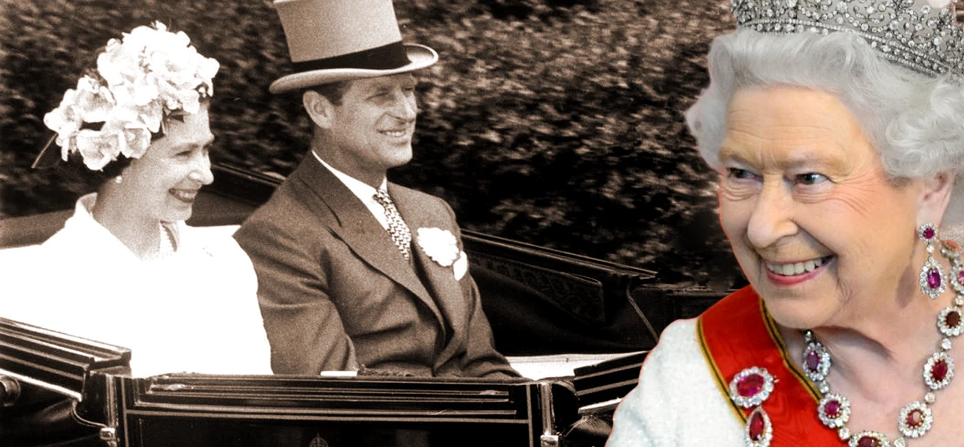 Regina Elsabeta şi soţul său, prinţul Philip. Foto arhivă