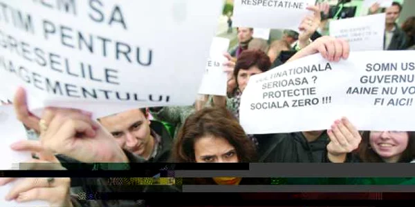 Angajaţii multinaţionalei au protestat în luna noiembrie împotriva externalizării
