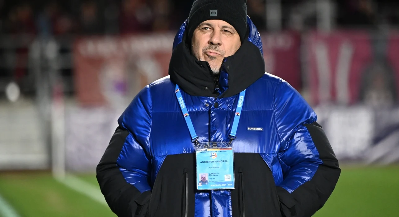 Marius Șumudică înclină să plece din Giulești la finalul sezonului. Foto Sportpictures