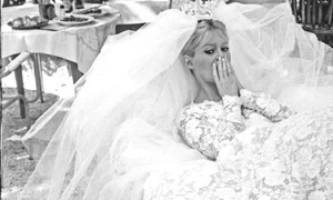 Brigitte Bardot in rochie de mireasa, foto Pinterest jpg
