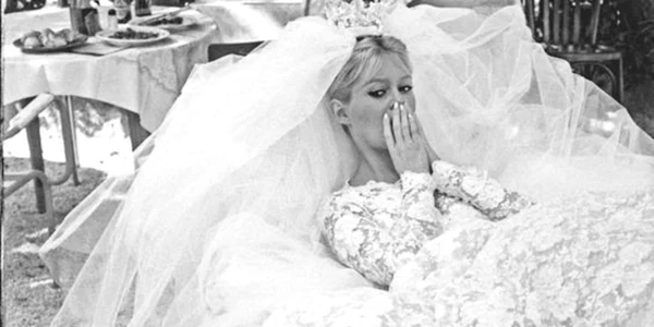 Brigitte Bardot in rochie de mireasa, foto Pinterest jpg