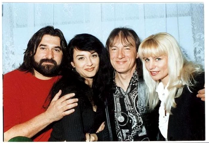 Anca Țurcașiu, alături de Gigi Gheorghiu (stânga), Mihai Constantinescu și Aanastasia Lazariuc
