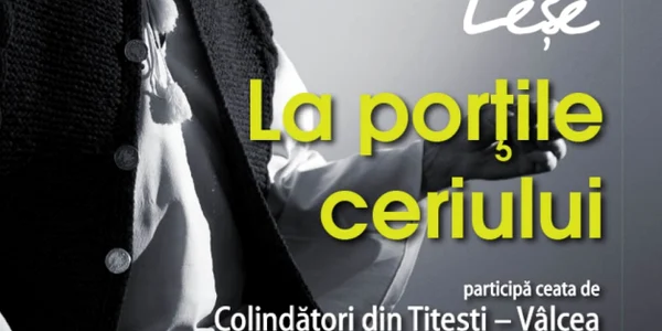 Grigore Leşe în concert alături de Colindătorii din Titeşti - Ţara Loviştei-  judeţul Vâlcea Foto Adevărul