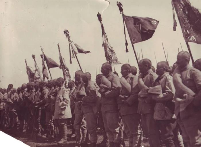 Voluntari ardeleni în armata română. Foto: Arhivele Naţionale ale României
