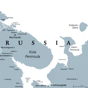 Hartă Rusia   peninsula Kola foto shutterstock jpg