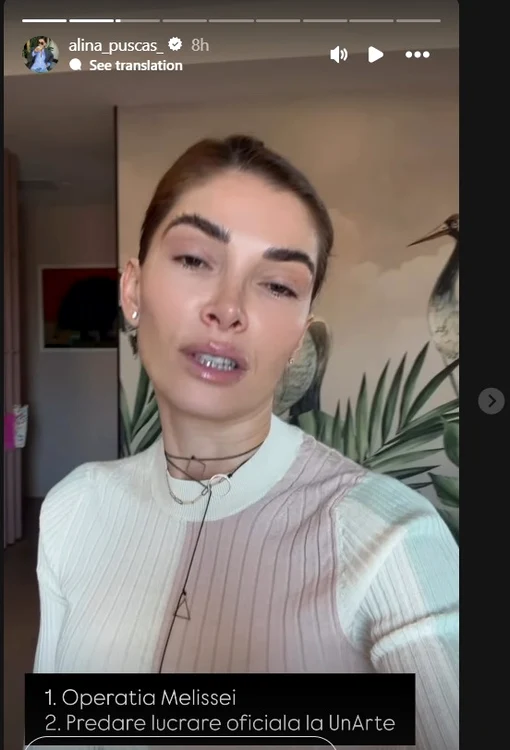 Alina Pușcaș a vorbit despre operația fiicei sale - Foto: Instagram 