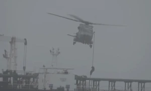 intervenţie franceză în Atlantic captură video X Emmanuel Macron jpg