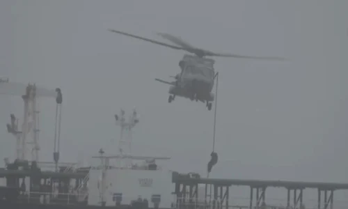 intervenţie franceză în Atlantic captură video X Emmanuel Macron jpg