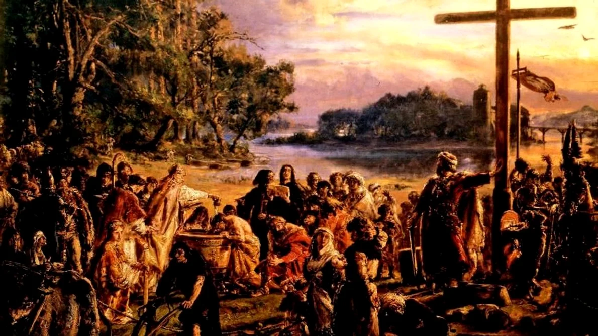 Botezul ducelui Mieszko  Marele pas al Poloniei jpeg