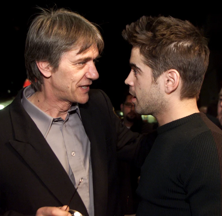 Marcel Iureș, alături de Colin Farrell la premiera filmului  „Hart's War”, pe 12 februarie 2002