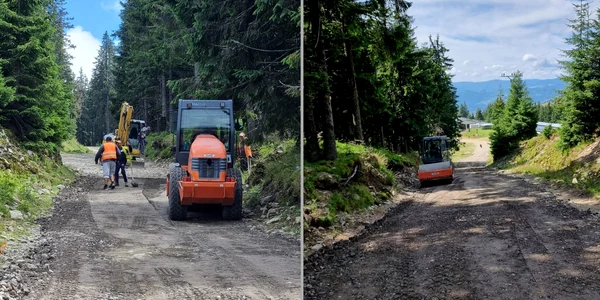 Drum alpin construit în stațiunea Parâng  Foto Costel Avram jpg