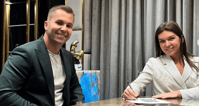 Cine este tinerelul alături de care Simona Halep se afișează în Cluj. Are un tată bogat și visa s-o cunoască pe Antonia