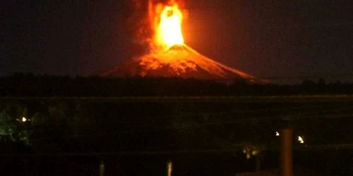 Eruptie vulcanica in Chile FOTO BuzzFeed/Twitter