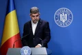 Marcel Ciolacu, prim-ministrul României, susține declarații de presă referitoare la măsurile luate de guvern în cazul azilelor de bătrâni din Ilfov, la Palatul Victoria din București. FOTO Inquam Photos / George Călin