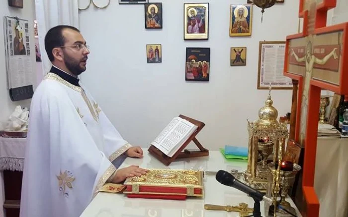 Sabin Foto, preot în cadrul Episcopiei Ortodoxe Române din Italia FOTO: Facebook