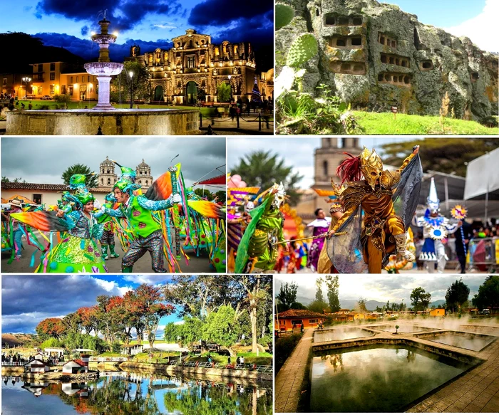 Imagini din Cajamarca Peru Colaj DMS