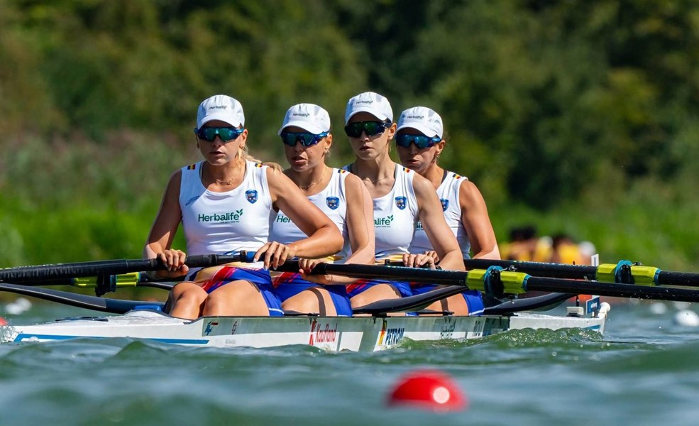 Barca feminină de patru rame a fost pe 4, sportivele s-au plâns de condițiile de concurs