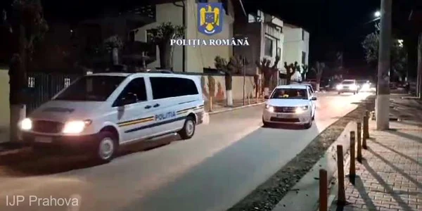 Percheziții Prahova. FOTO IPJ Dâmbovița