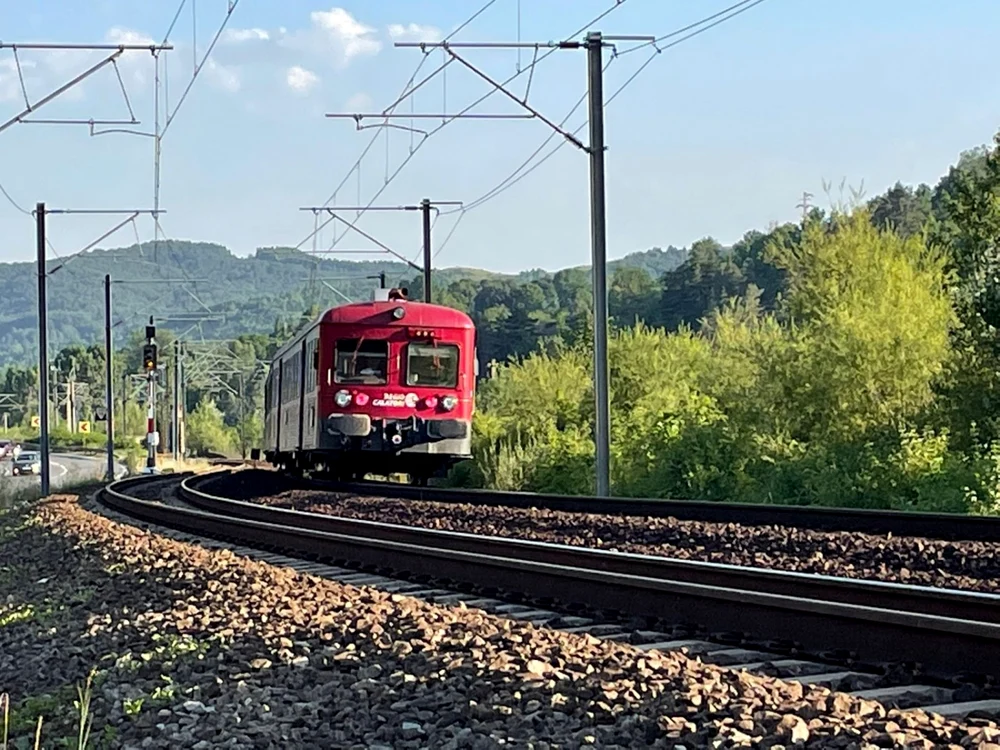 Incendiu la un tren de călători în Prahova FOTO Arhivă Adevărul