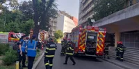 Un incendiu de mici dimensiuni a izbucnit la Spitalul Județean Bacău. FOTO: bacău.net