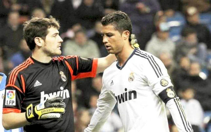 Iker Casillas şi Cristiano Ronaldo