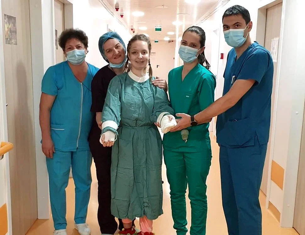 Pe 31 decembrie a fost  externată din spital