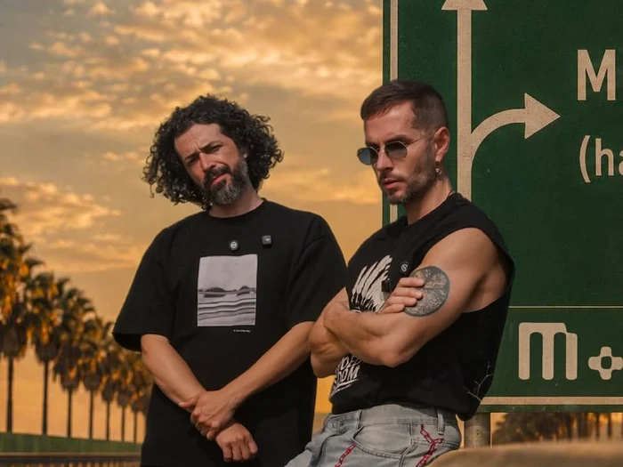 Marius Moga și Andrei Ropcea (Randi)/FOTO: Facebook Morandi Music
